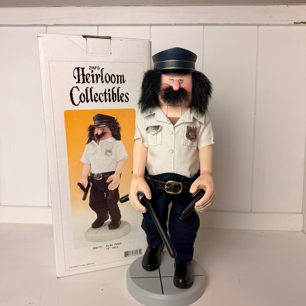 Zim's Flat Foot Police Officer Z02-111 Heirloom Collectibles 2002 13" w/ Box